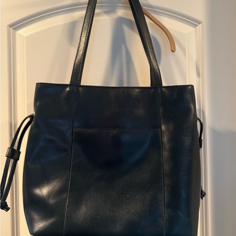 Patricia Nash Deep Teal Leather Tote Bag